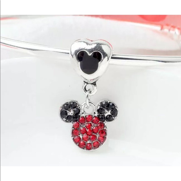 925 Disney Charm European Spacer Beads Bracelet - Picture 2 of 4